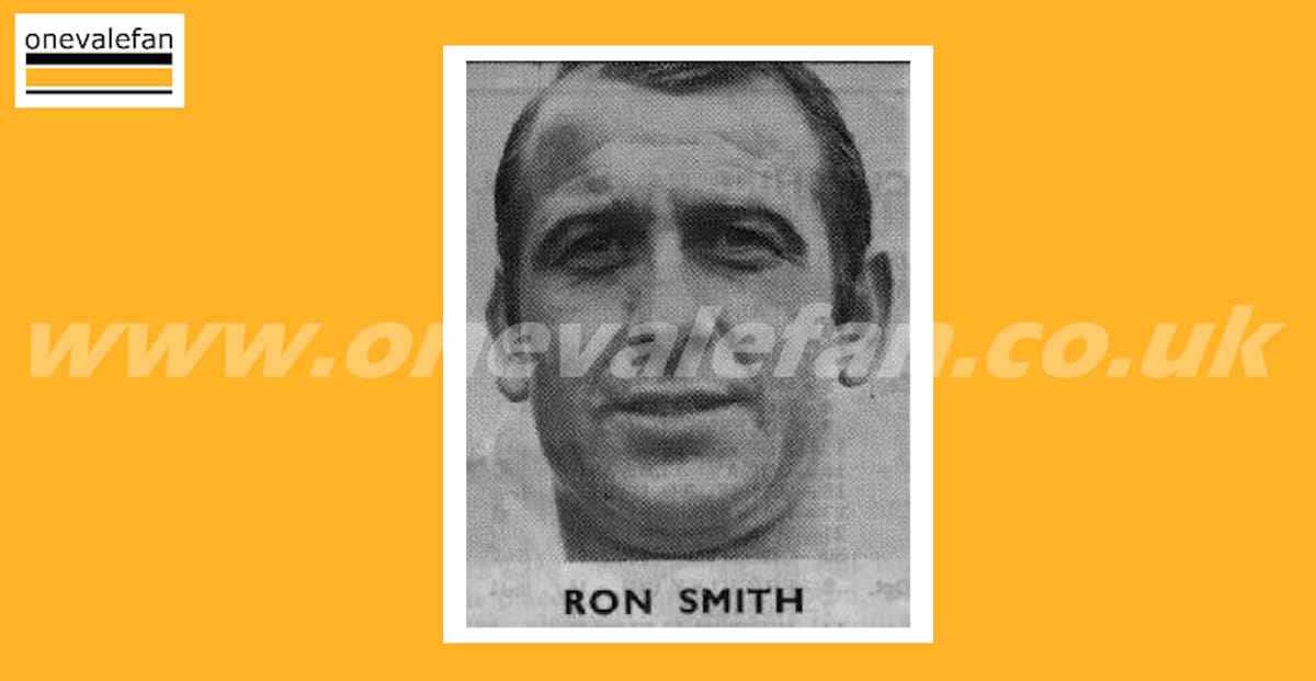 Former Port Vale player Ron Smith passes away — Stoke-on-Trent news photo (OneValeFan)