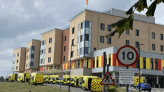 Royal Stoke and County Hospital Critical Incident — Stoke-on-Trent news photo
