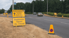 Staffordshire Traffic Warning: LIV Golf and Racecourse Event — Stoke-on-Trent news photo