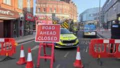 Hanley building fire: demolition begins after blaze — Stoke-on-Trent news photo