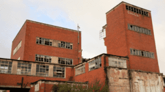Derelict factory demolition gets under way — Stoke-on-Trent news photo
