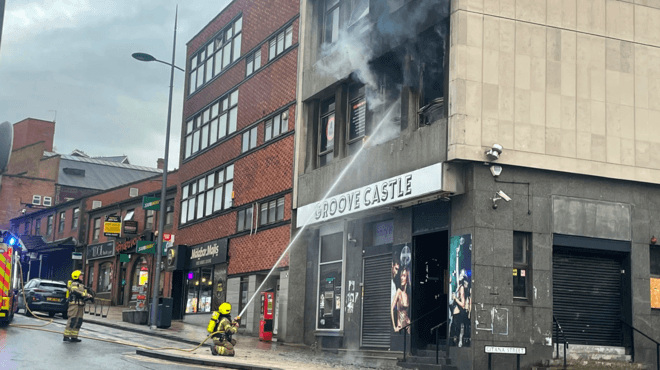 Empty former city nightclub hit by blaze — Hanley news photo