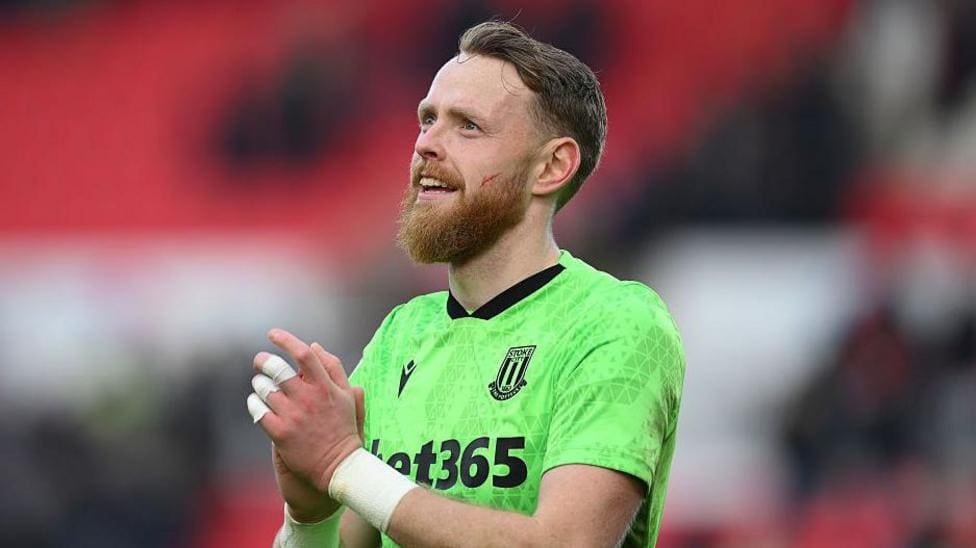 Viktor Johansson: Stoke City Keeper Hungry to Return — Stoke-on-Trent news photo (BBC Stoke & Staffordshire)