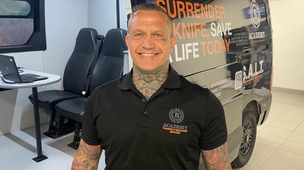 Veterans Launch Knife Amnesty Van Across Staffordshire — Stoke-on-Trent news photo (BBC News — Rugeley)