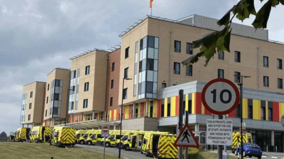 Royal Stoke and County Hospital Critical Incident — Stoke-on-Trent news photo (BBC Stoke & Staffordshire)