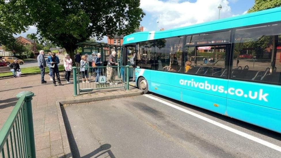 Shrewsbury to Hanley bus route fight saves Stoke link — Stoke-on-Trent news photo (BBC Stoke & Staffordshire)