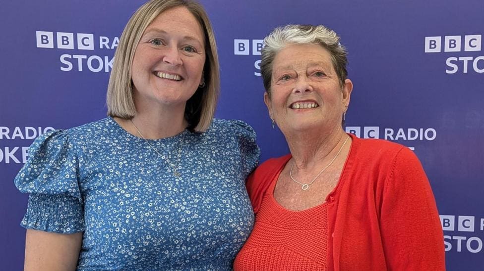 Stoke woman marks 10 years after kidney donation — Stoke-on-Trent news photo (BBC Stoke & Staffordshire)
