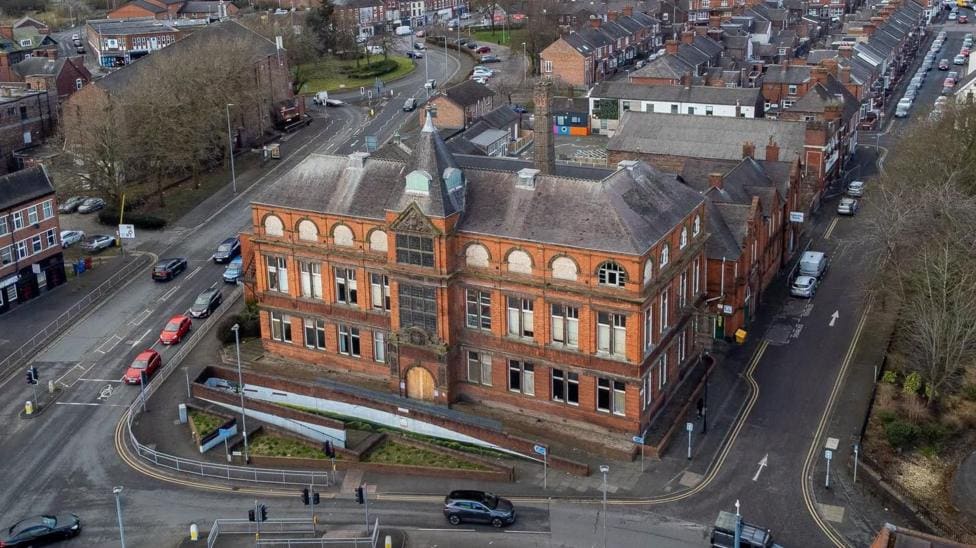 Refusal for plans to redevelop former public baths — Stoke-on-Trent news photo (BBC Stoke & Staffordshire)