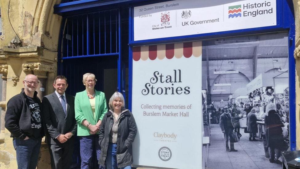 Burslem Market Hall Memories Appeal Stoke — Stoke-on-Trent news photo (BBC Stoke & Staffordshire)