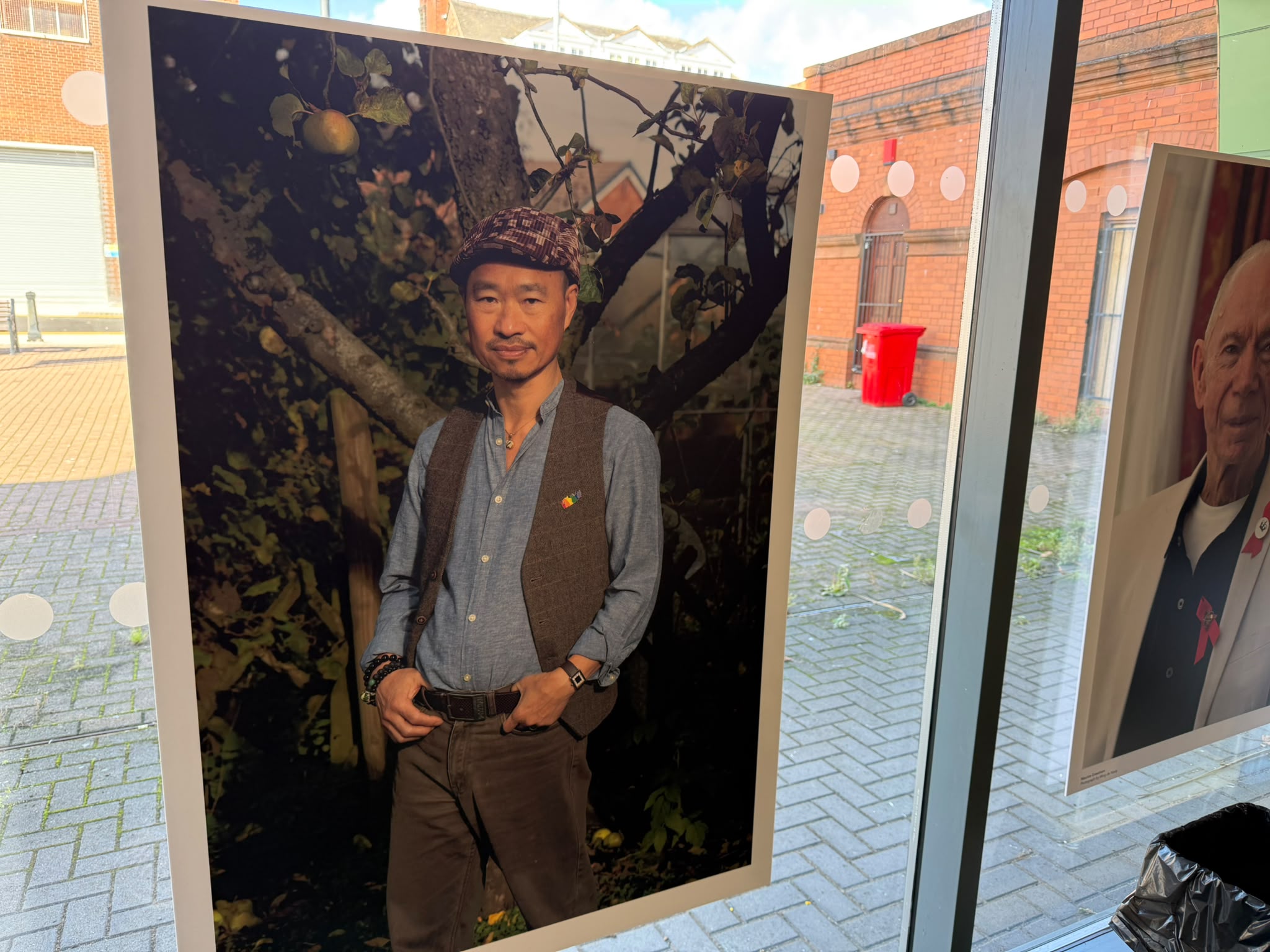 A portrait panel from the Always Here exhibition